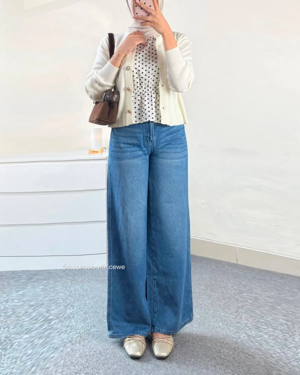 Inspirasi outfit hangout pakai cardi