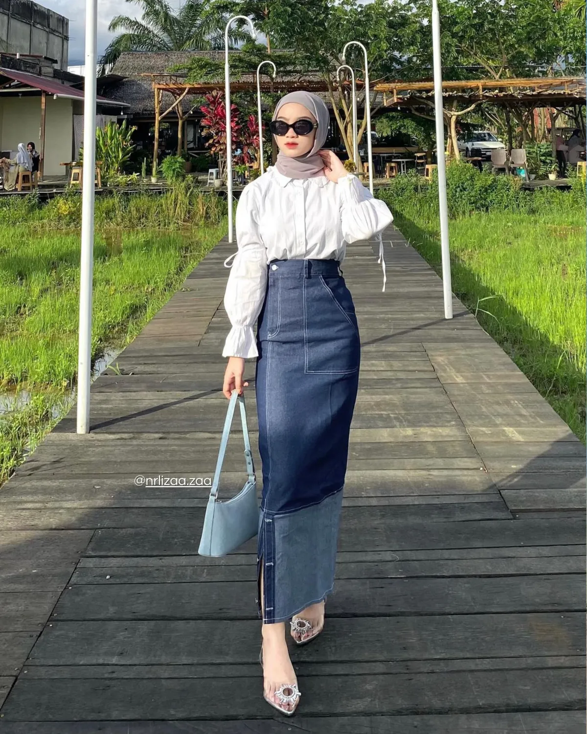 Inspirasi outfit main ke taman