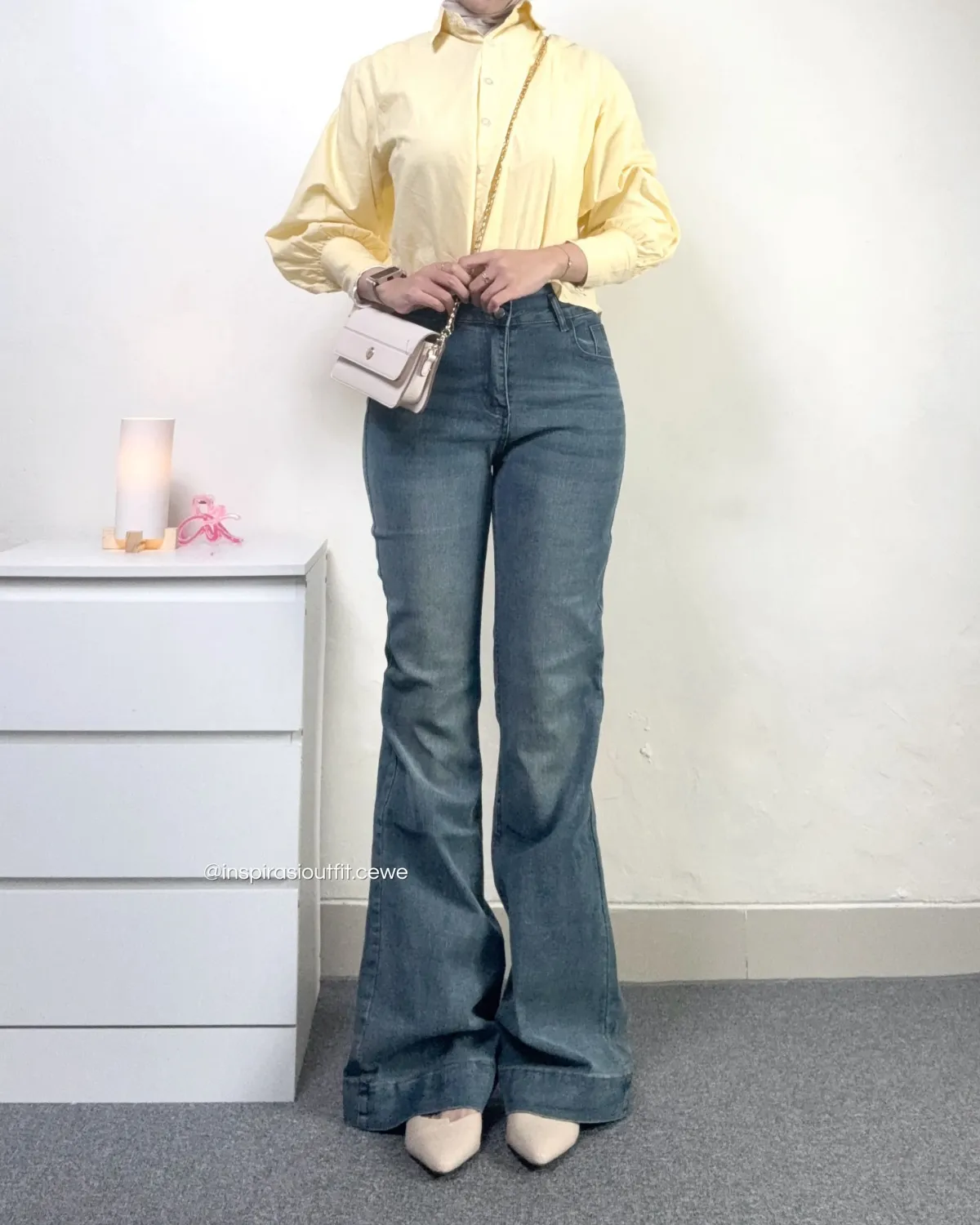 Inspirasi outfit kemeja