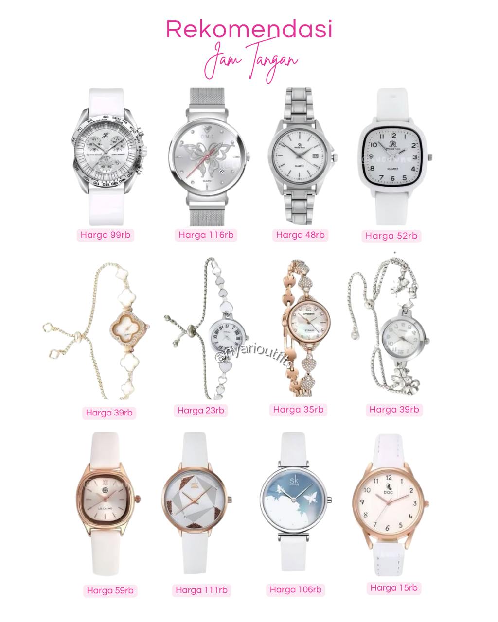 aksesoris - jam tangan cantik