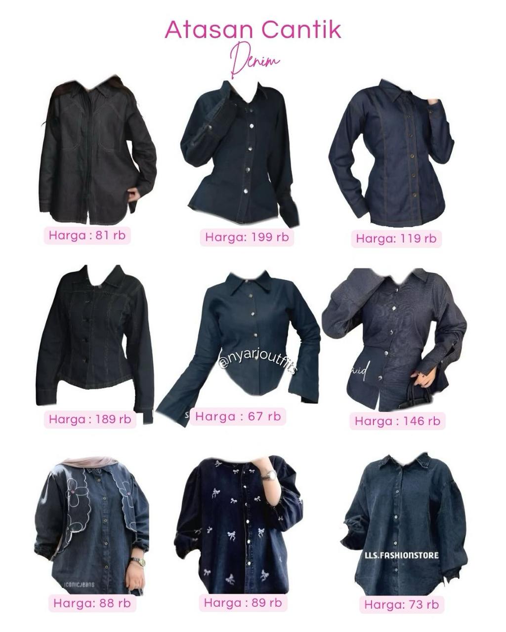 atasan - atasan denim