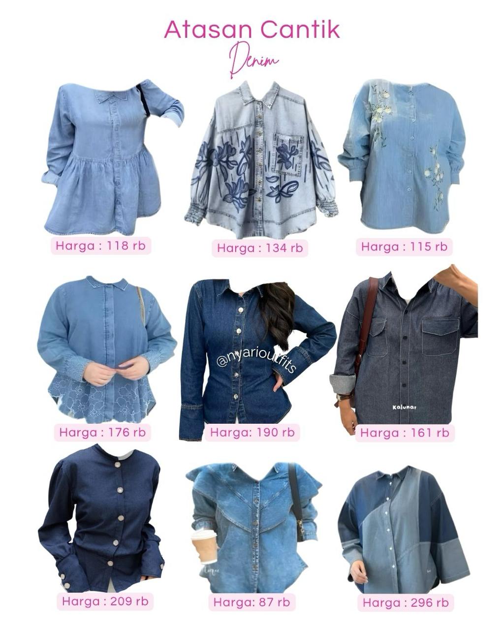 atasan - atasan denim