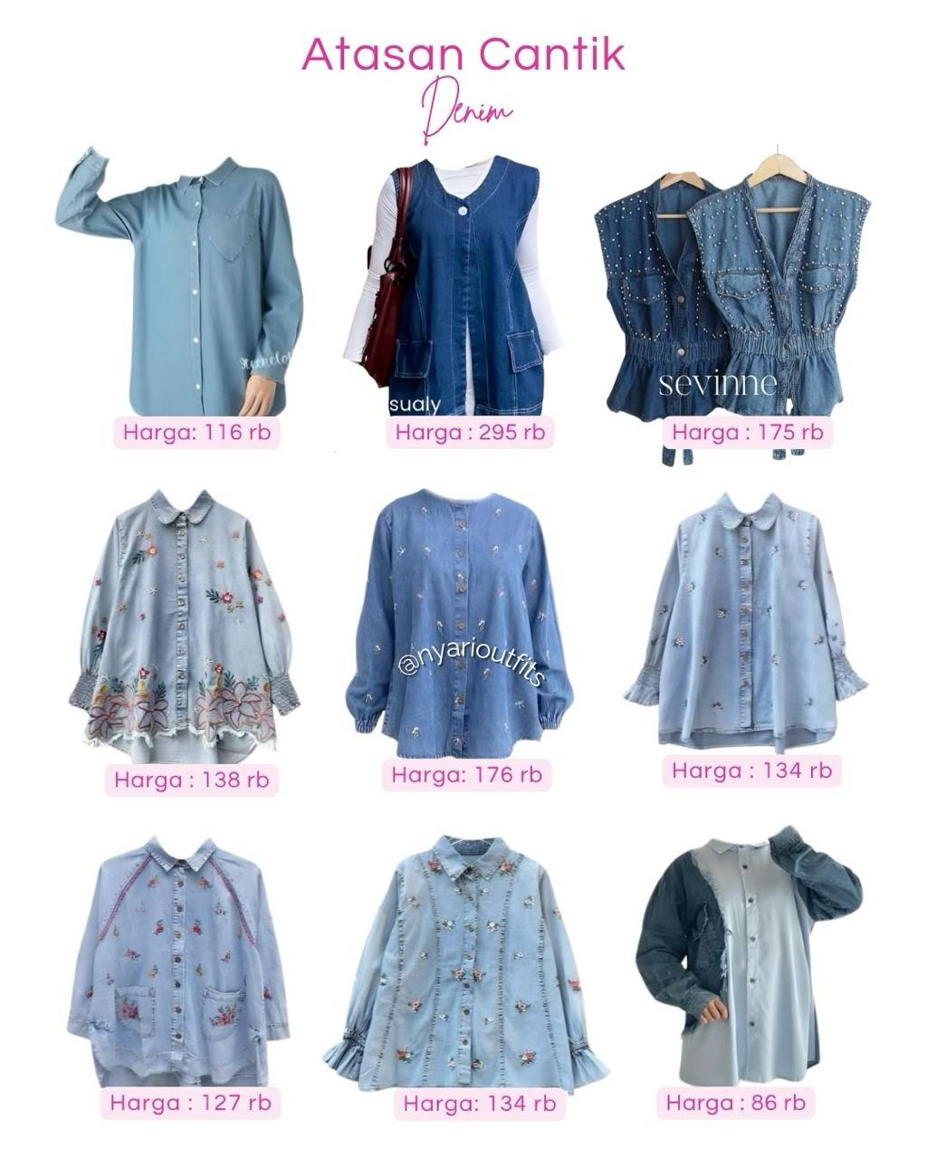 atasan - atasan denim