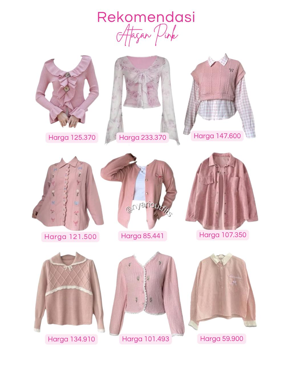 atasan - atasan pink