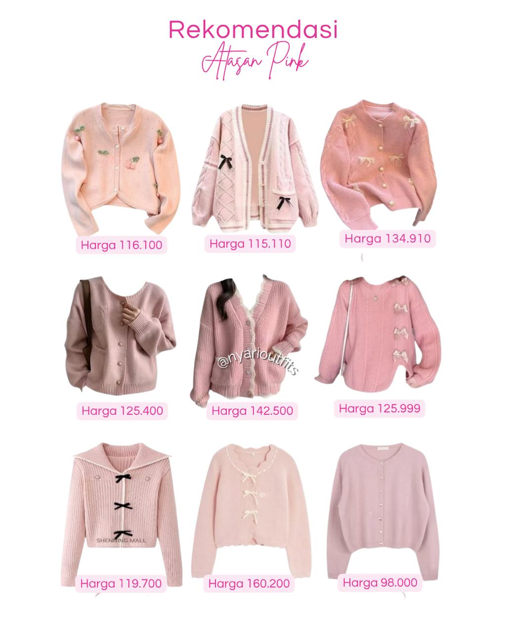 atasan - atasan pink