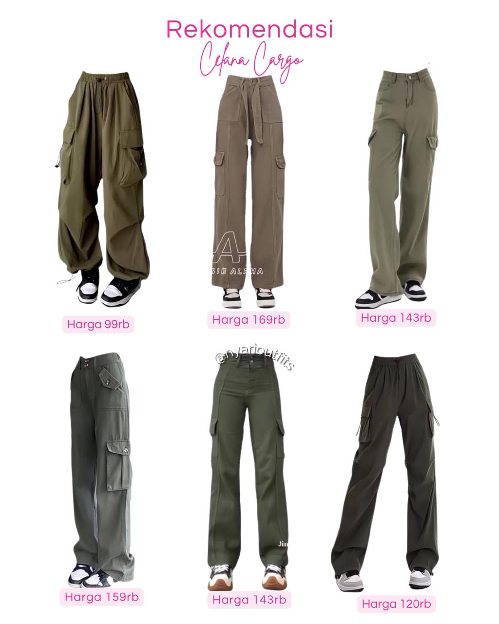 celana - celana cargo / jeans