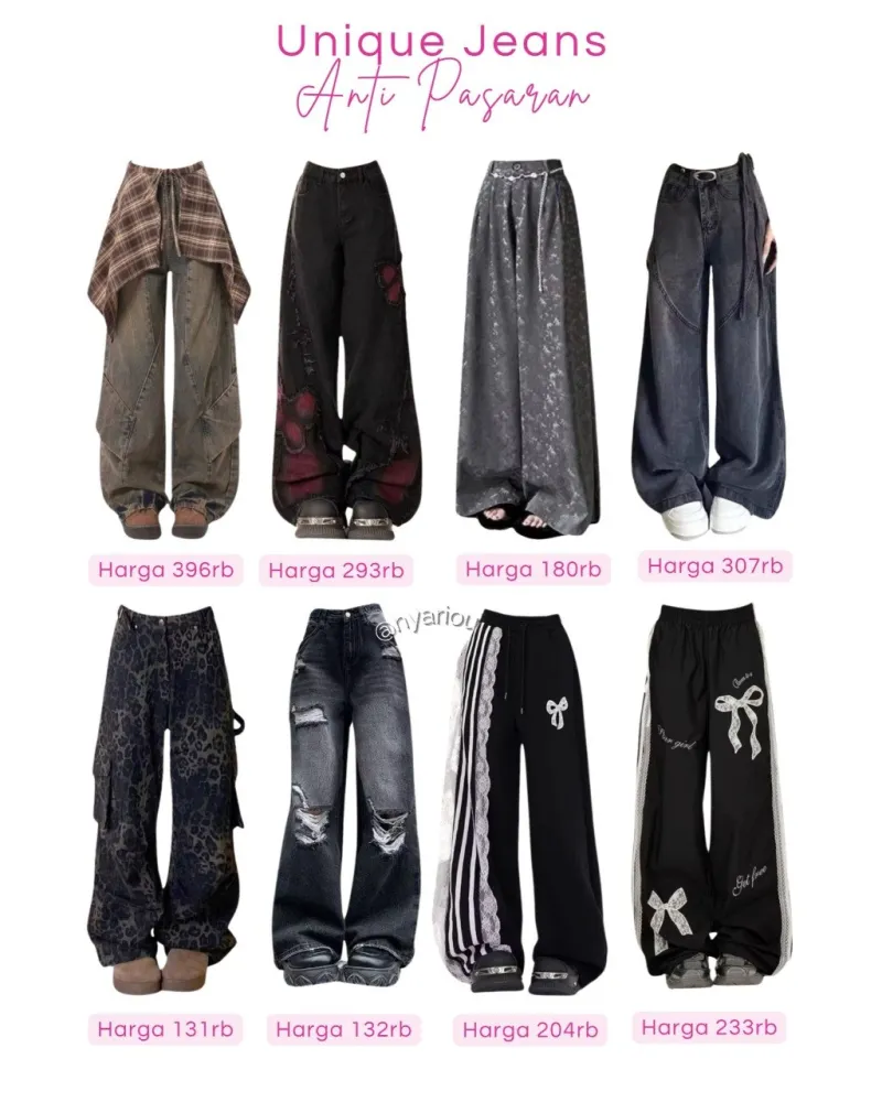 celana - celana jeans unique anti pasaran