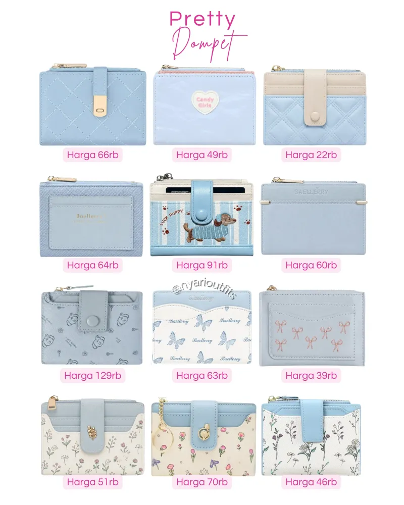 dompet - dompet biru