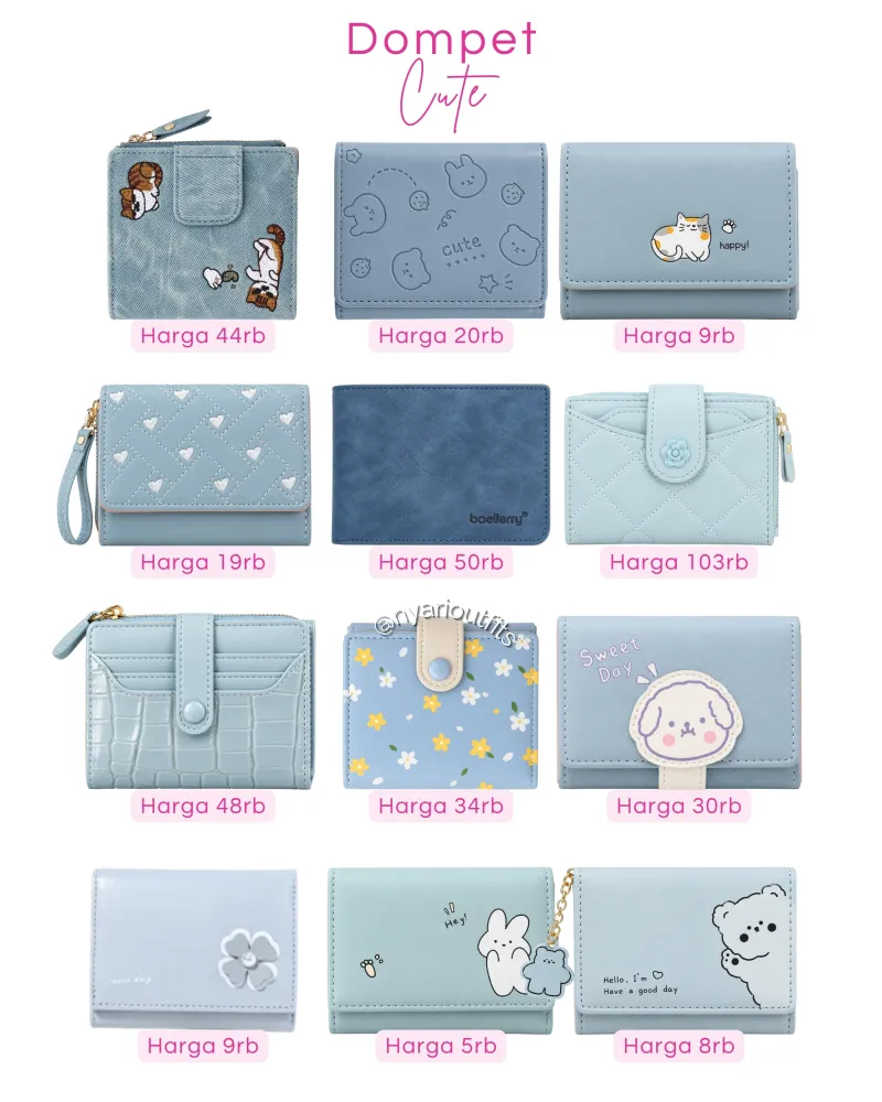 dompet - dompet biru