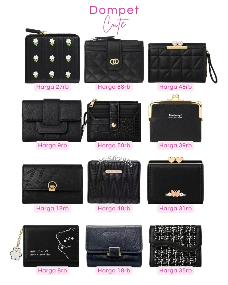 dompet - dompet hitam