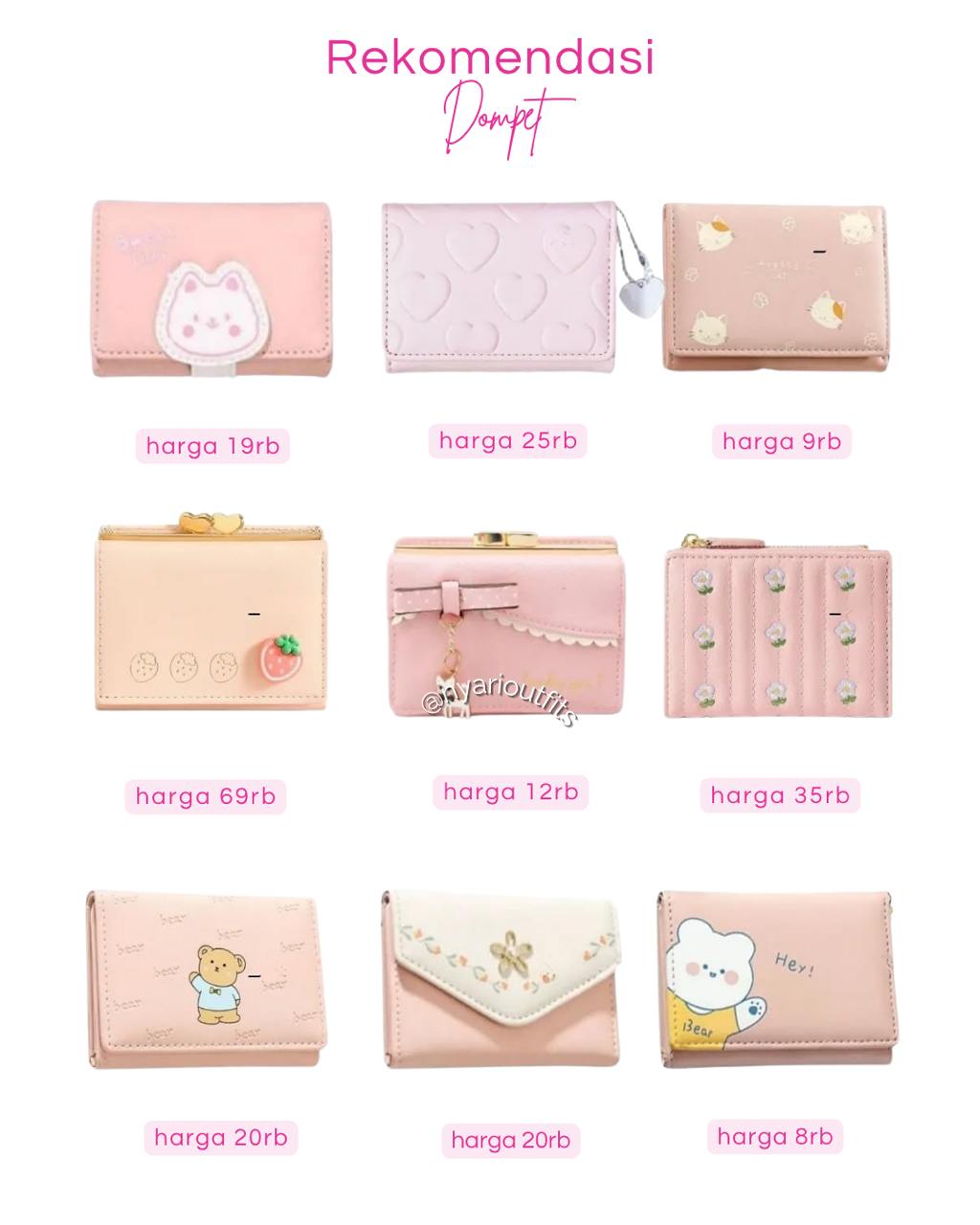 dompet pink