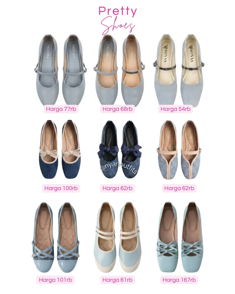 flatshoes -  flatshoes biru