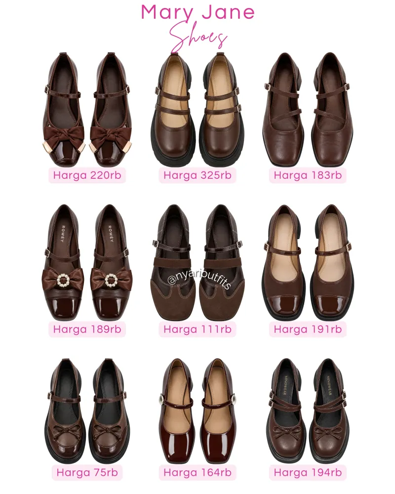 flatshoes - flatshoes coklat