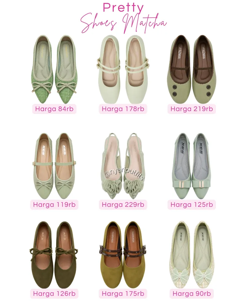 flatshoes - flatshoes matcha