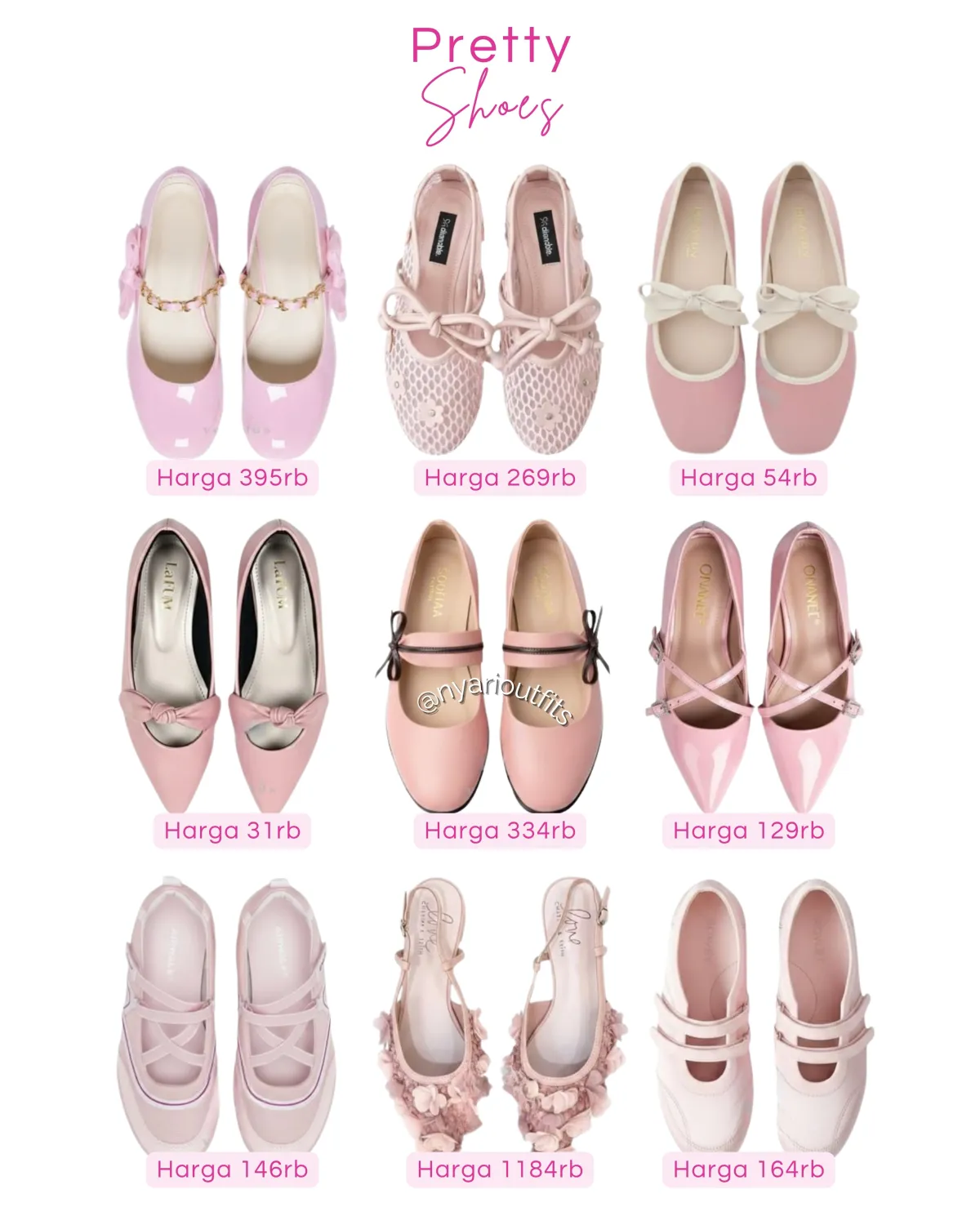 flatshoes - flatshoes pink