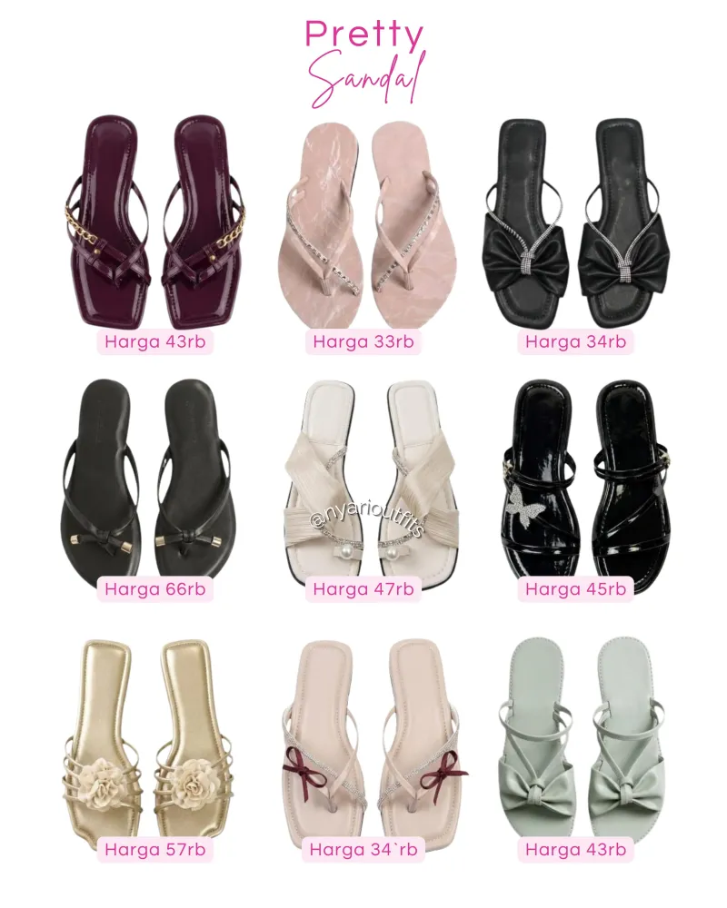 flatshoes - sandal cantik