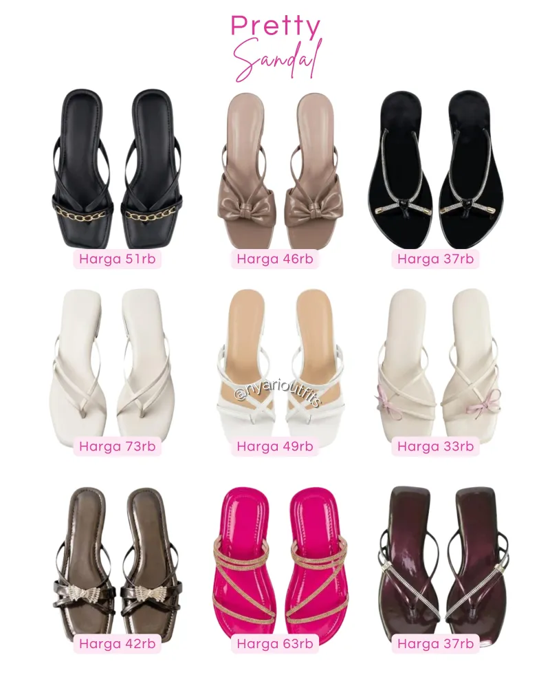 flatshoes - sandal cantik