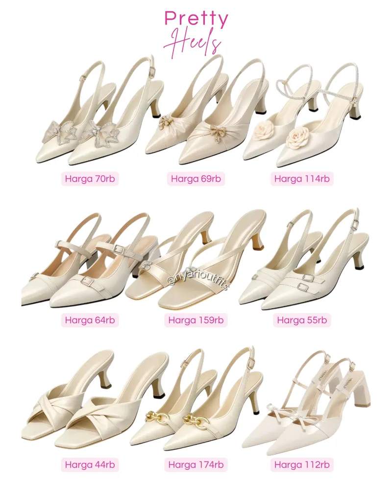 heels - heels cream cantik