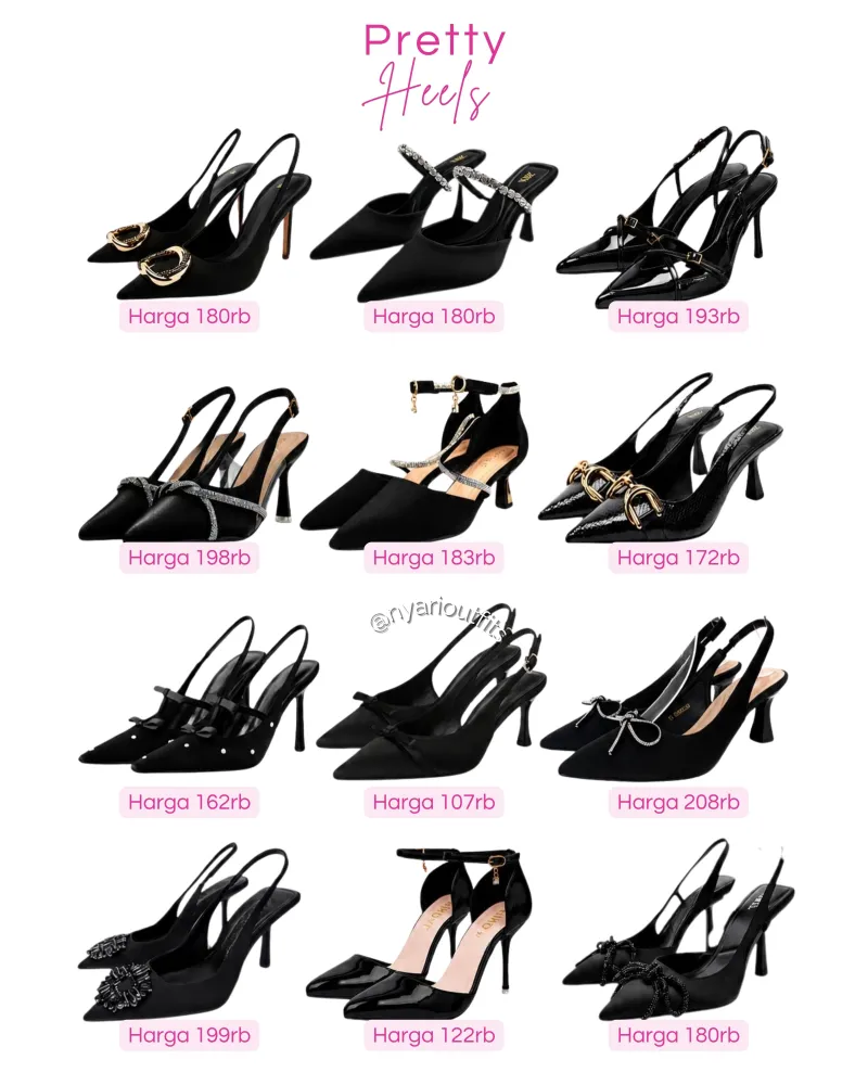 heels - heels hitam