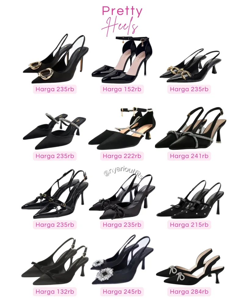 heels - heels hitam