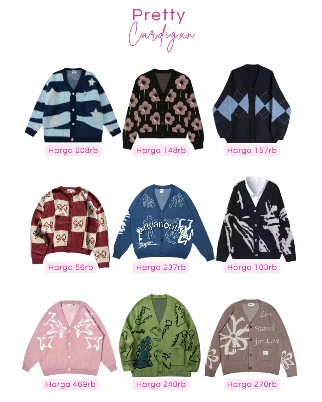 outer - atasan cardigan
