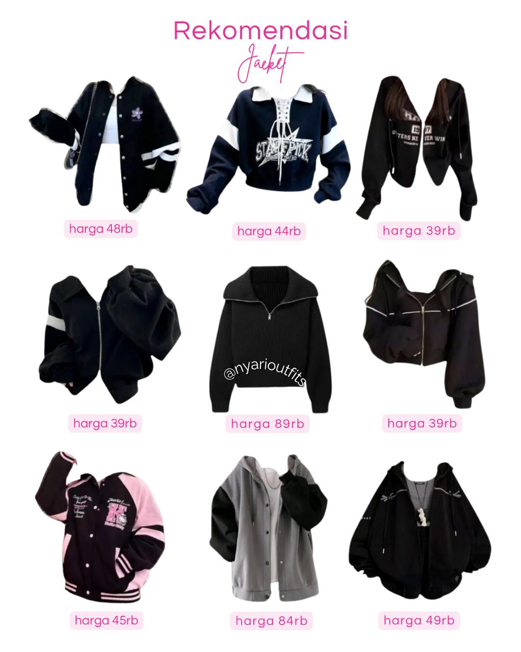 outer - jacket hitam