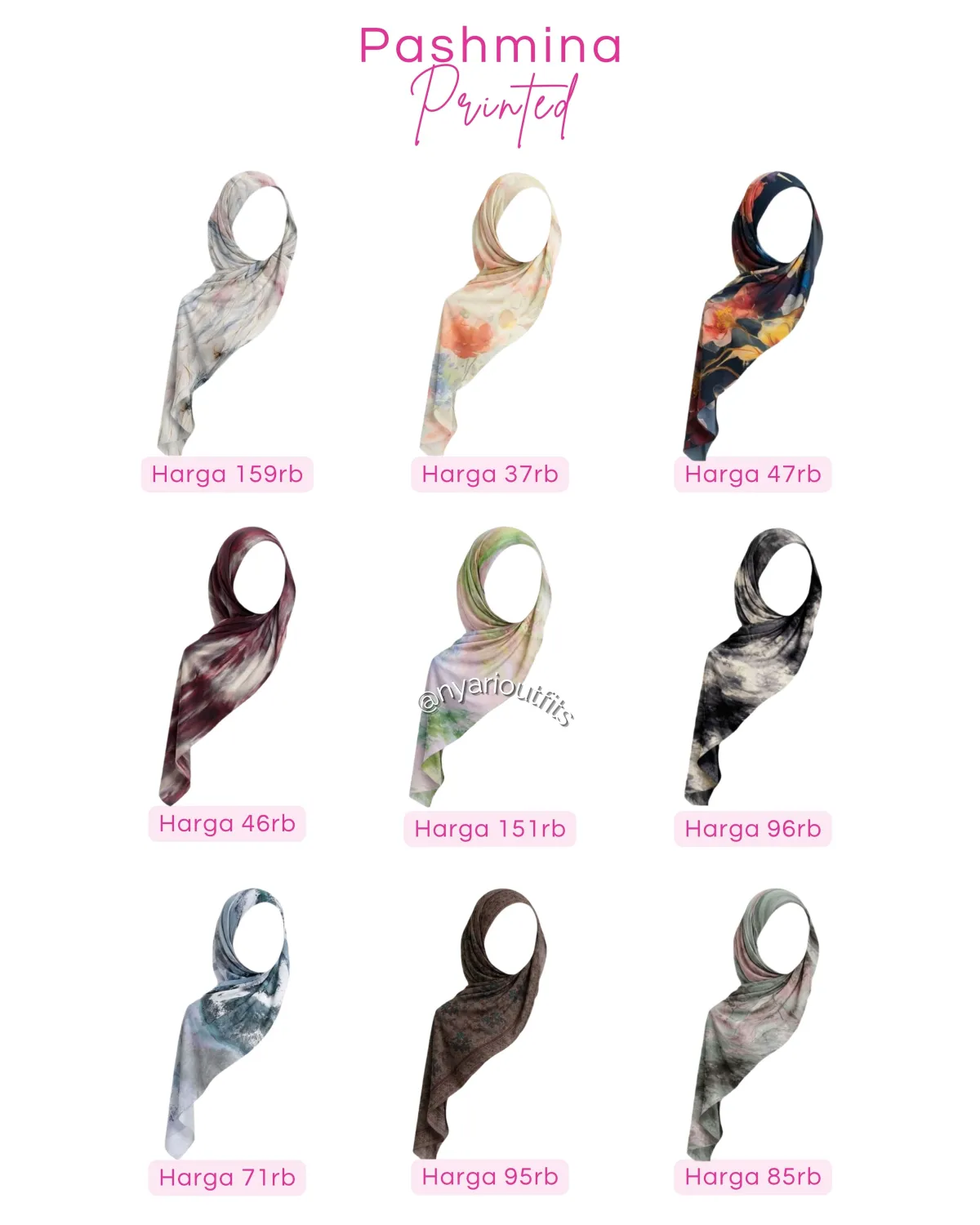 pashmina printed