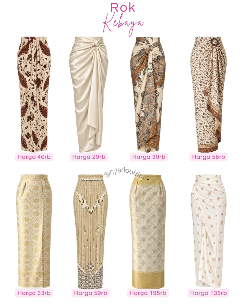 rok  - rok batik kebaya