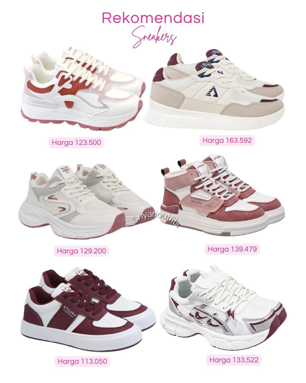 sepatu - sepatu sneakers 