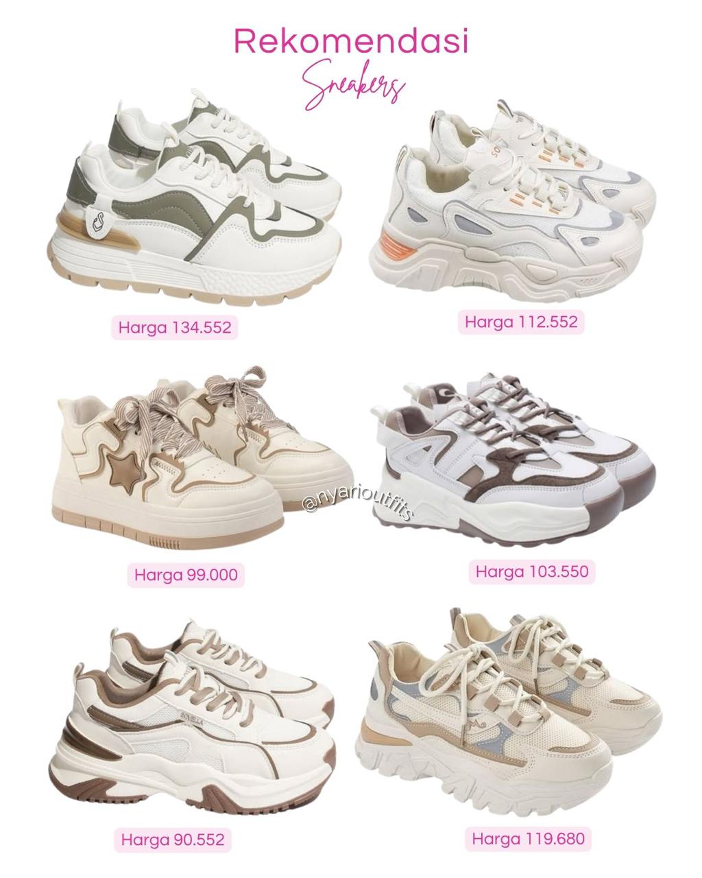 sepatu - sepatu sneakers 