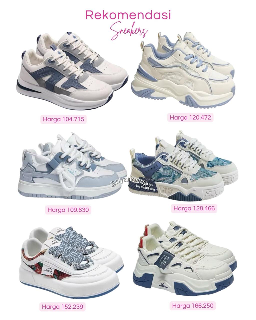 sepatu - sepatu sneakers