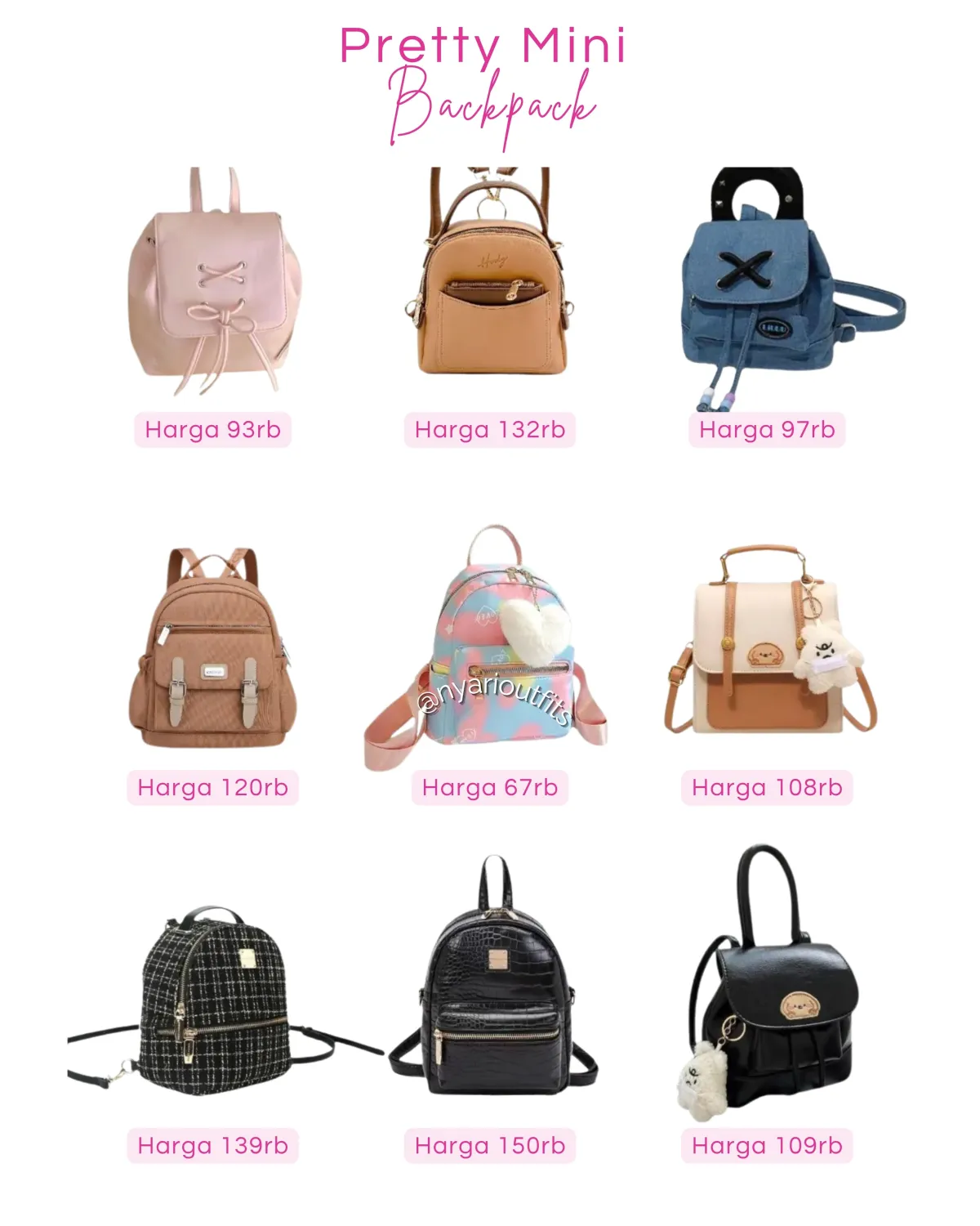 tas - mini backpack
