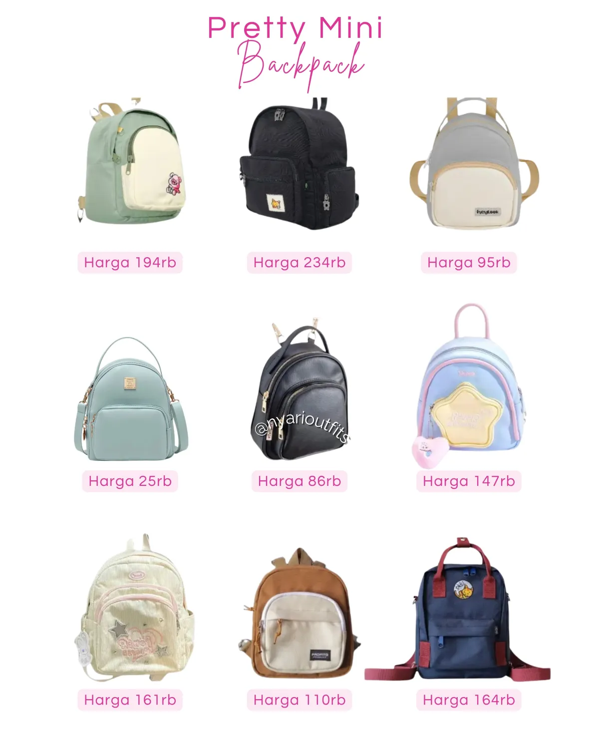 tas - mini backpack