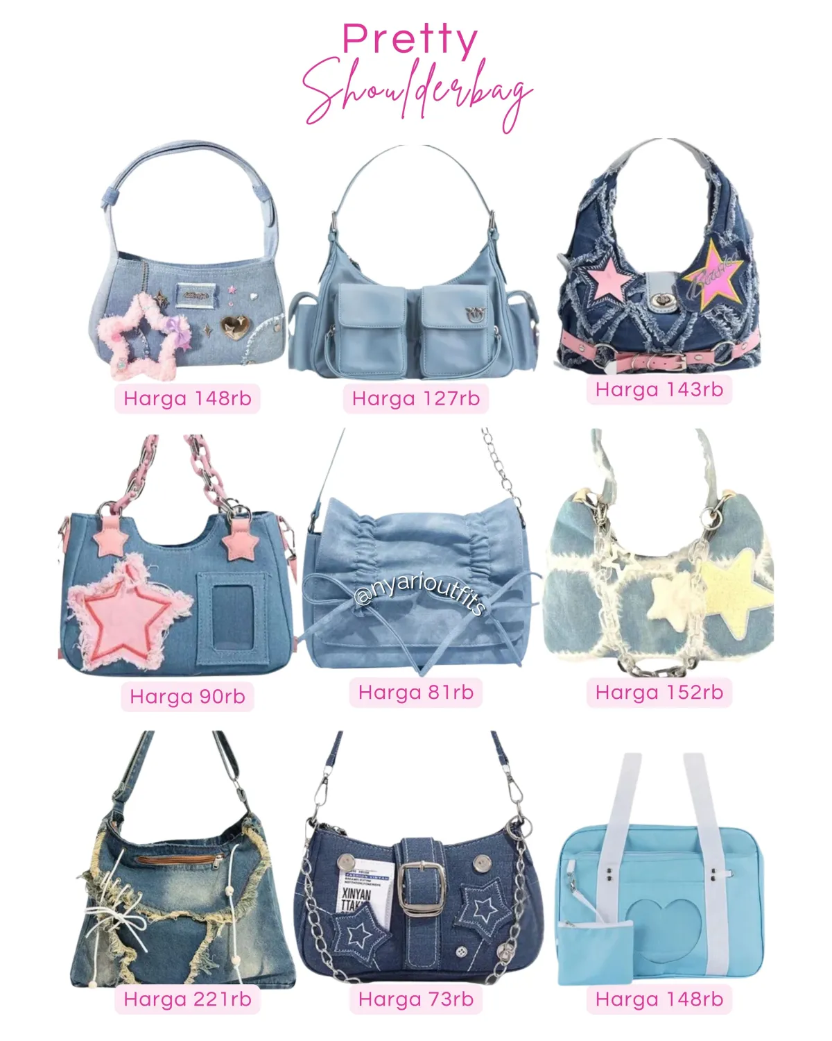 tas - shoulderbag biru