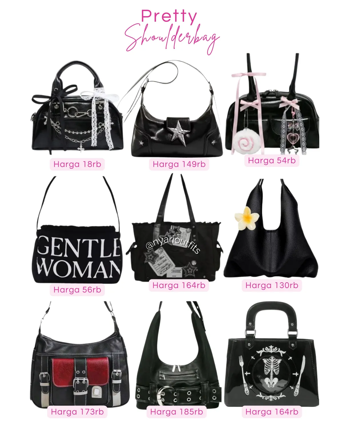 tas - shoulderbag hitam
