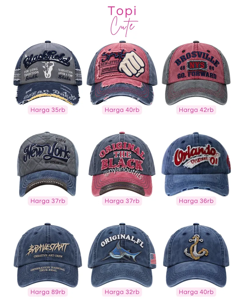 topi - topi biru