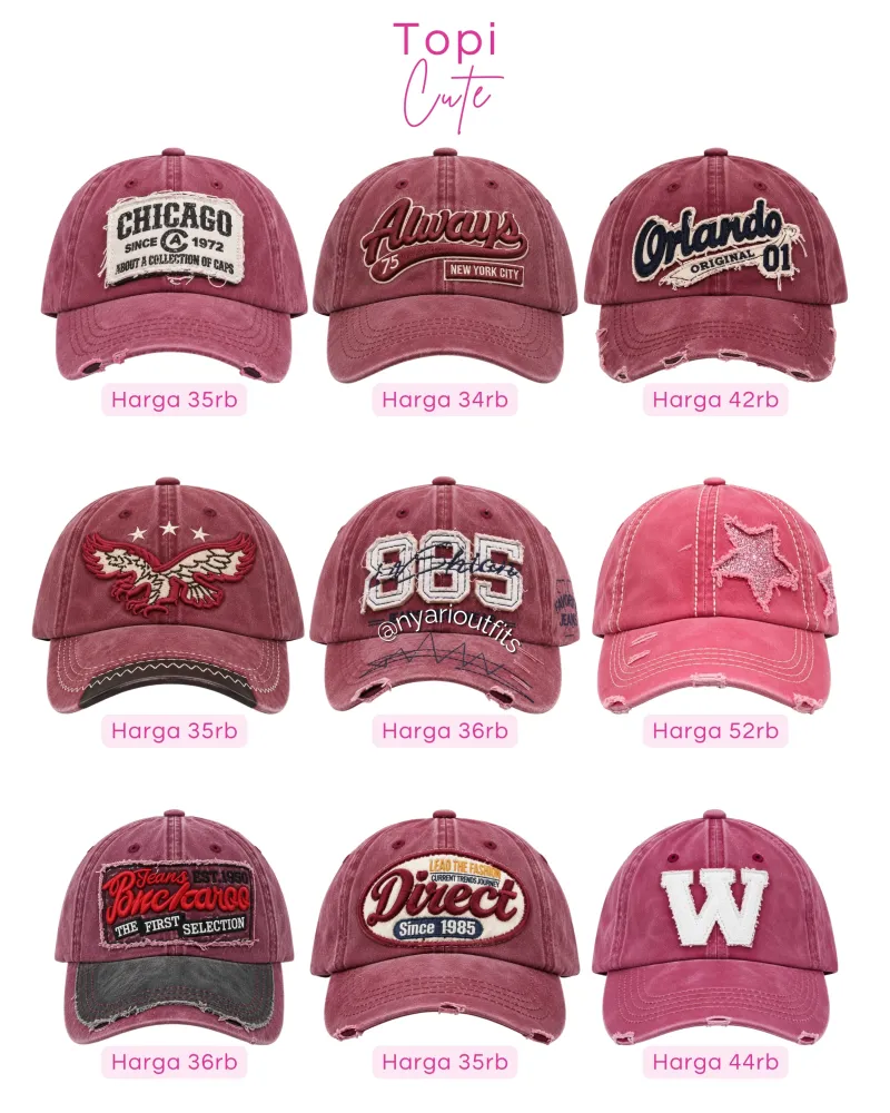 topi - topi pink
