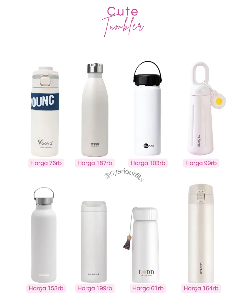 tumbler - tumbler putih