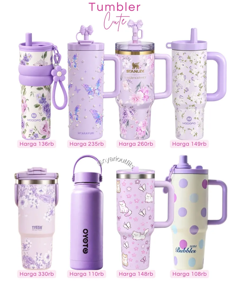 tumbler - tumbler ungu